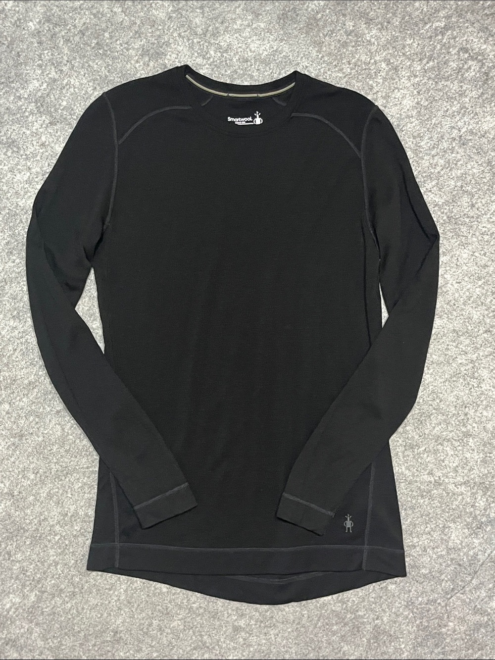 Smartwool Women’s Black Long-Sleeve Merino Base Layer Crew
